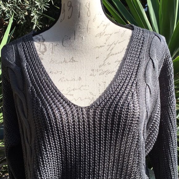 New! Cross-Back Knit Sweater - Picture 5 of 7